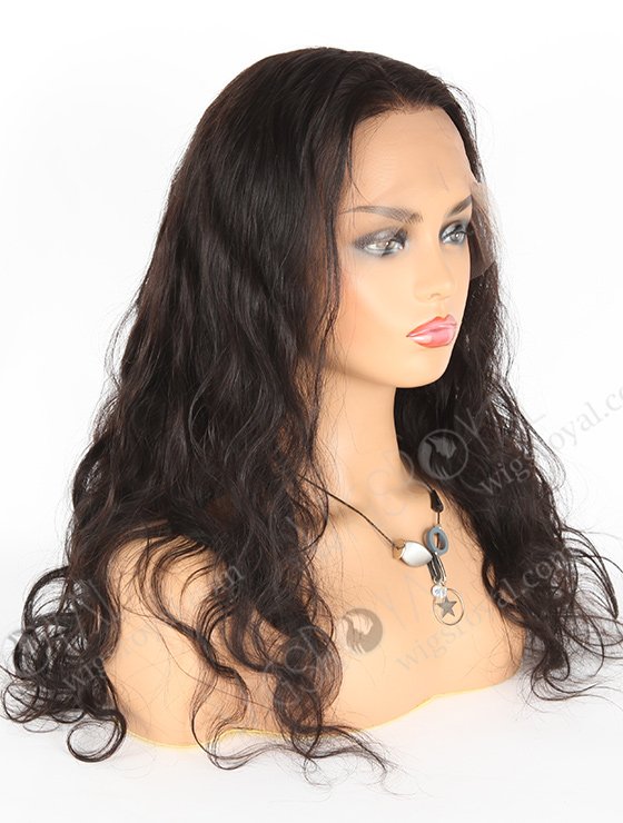 In Stock Indian Remy Hair 20" Body Wave Natural Color Full Lace Wig FLW-01558-7387