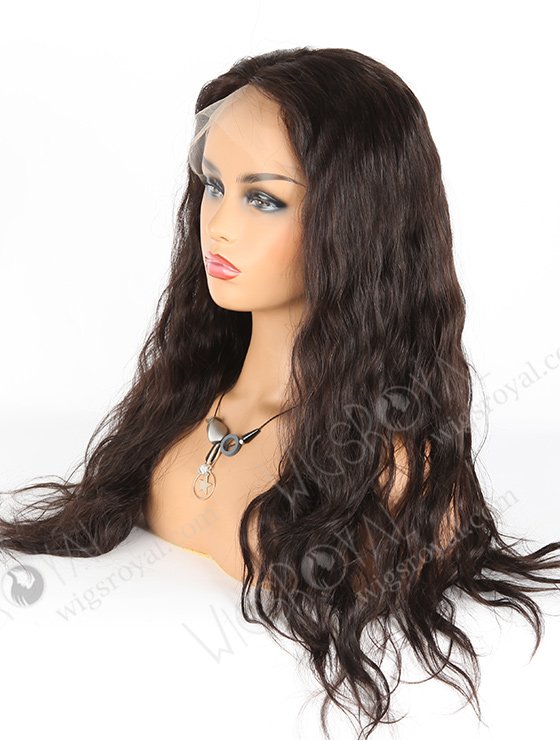 In Stock Indian Remy Hair 20" Natural Wave 1b# Color Full Lace Wig FLW-01598-7460