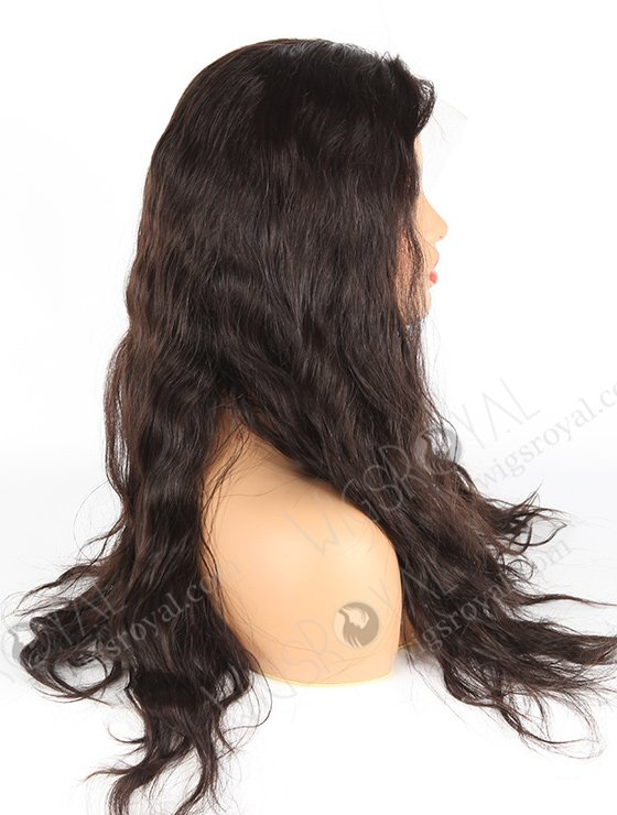 In Stock Indian Remy Hair 20" Natural Wave 1b# Color Full Lace Wig FLW-01598-7463