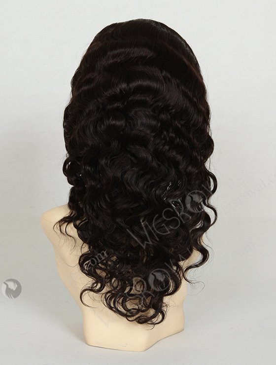 16" Indian Remy Hair Loose Deep Body Wave Wig 2# Color FLW-01273-7132