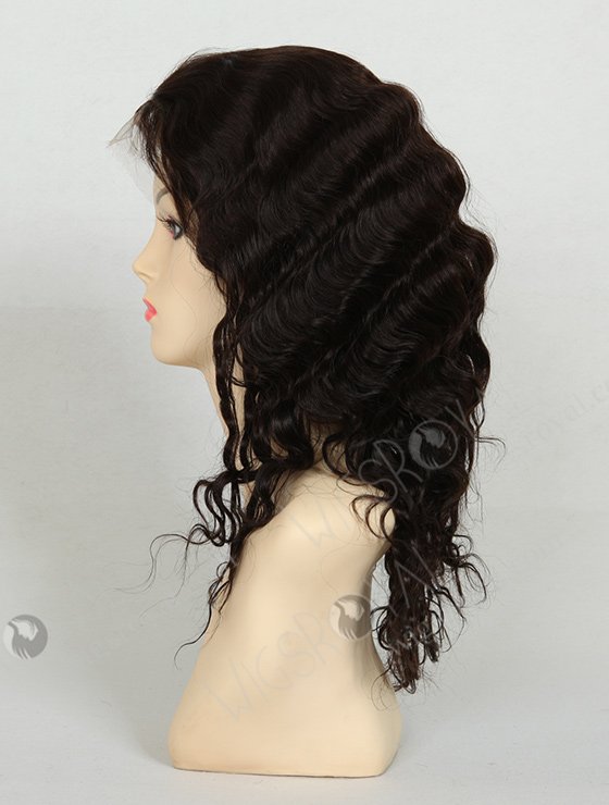 16" Indian Remy Hair Loose Deep Body Wave Wig 2# Color FLW-01273-7131