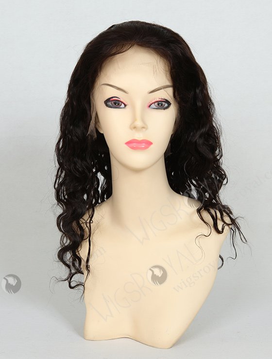 16" Indian Remy Hair Loose Deep Body Wave Wig 2# Color FLW-01273