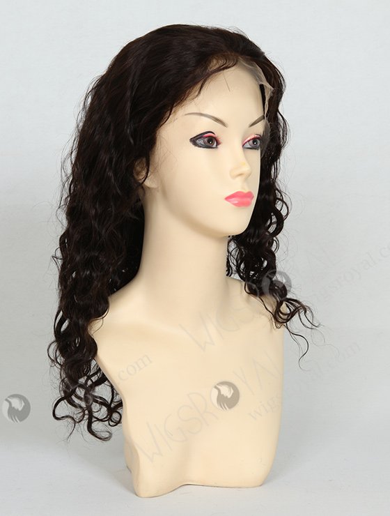 16" Indian Remy Hair Loose Deep Body Wave Wig 2# Color FLW-01273-7128