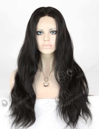 In Stock Indian Remy Hair 22" Loose Big Curl 1# Color Full Lace Wig FLW-01648