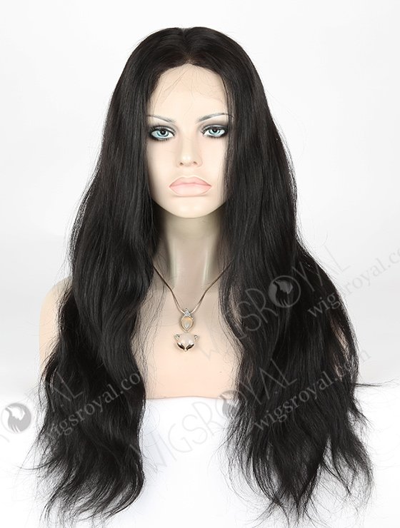 In Stock Indian Remy Hair 22" Loose Big Curl 1# Color Full Lace Wig FLW-01648-7523