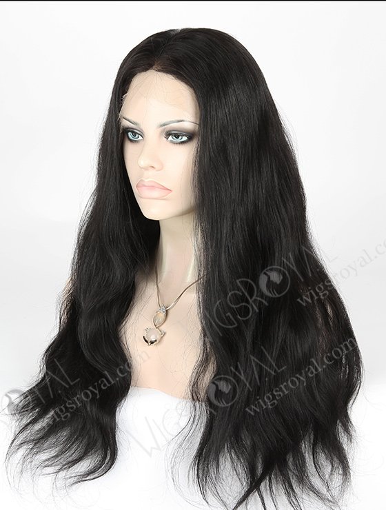 In Stock Indian Remy Hair 22" Loose Big Curl 1# Color Full Lace Wig FLW-01648-7526