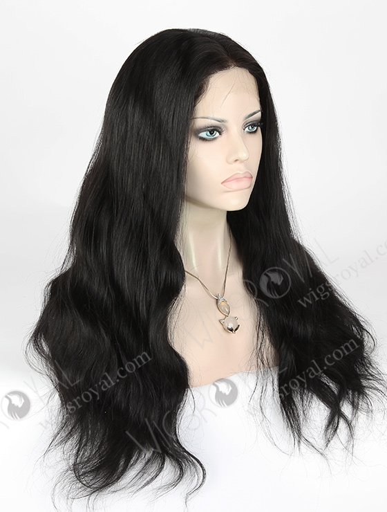In Stock Indian Remy Hair 22" Loose Big Curl 1# Color Full Lace Wig FLW-01648-7527
