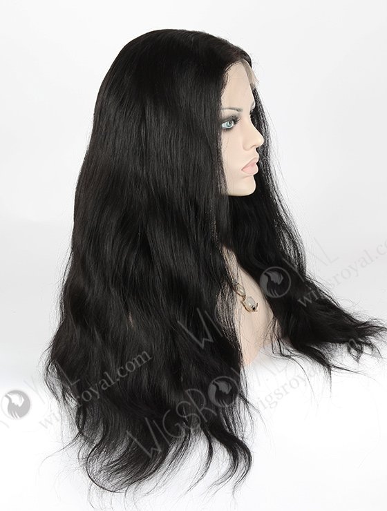 In Stock Indian Remy Hair 22" Loose Big Curl 1# Color Full Lace Wig FLW-01648-7528