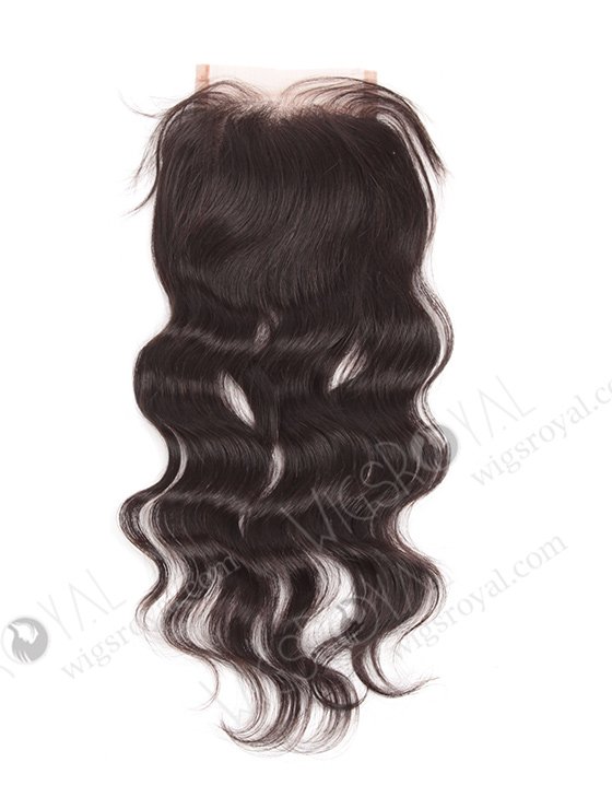 In Stock Indian Remy Hair 12" Natural Wave Natural Color Top Closure STC-01-7192