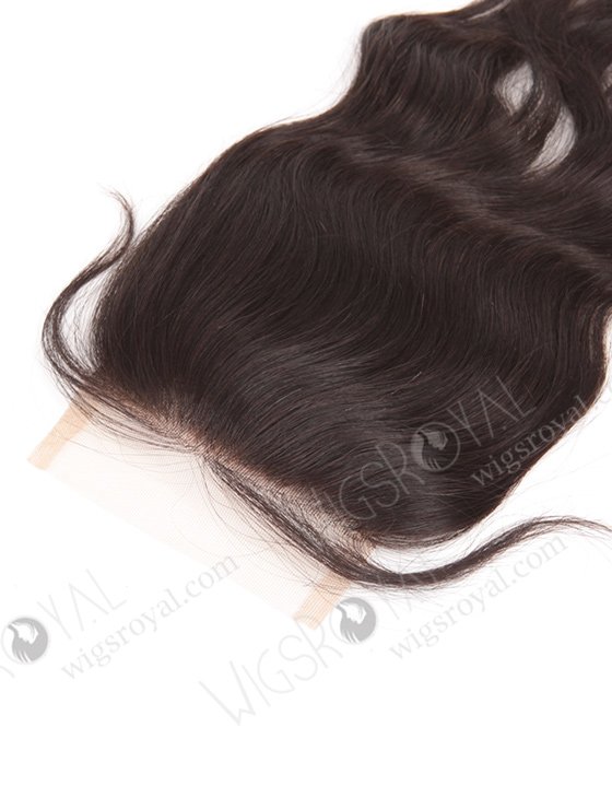 In Stock Indian Remy Hair 10" Natural Wave Natural Color Top Closure STC-39-7134