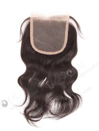 In Stock Indian Remy Hair 10" Natural Wave Natural Color Top Closure STC-39