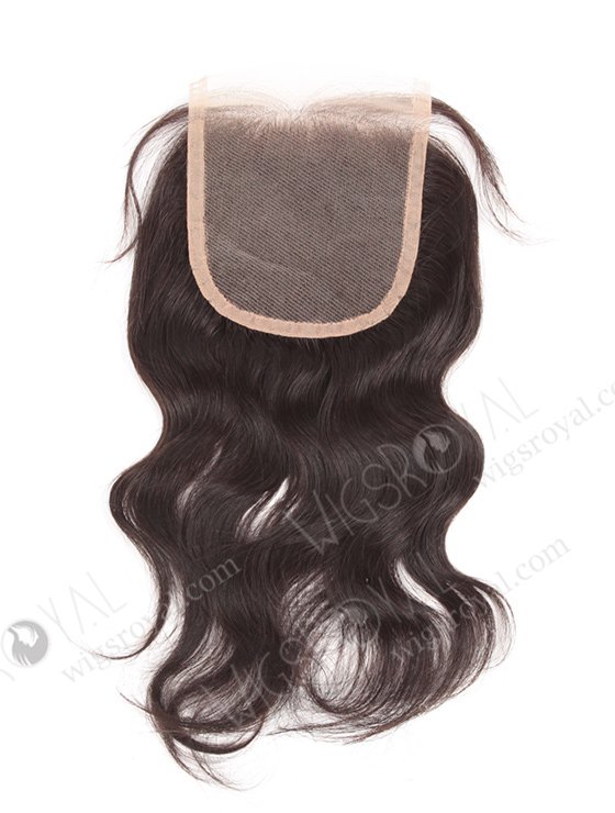 In Stock Indian Remy Hair 10" Natural Wave Natural Color Top Closure STC-39-7135