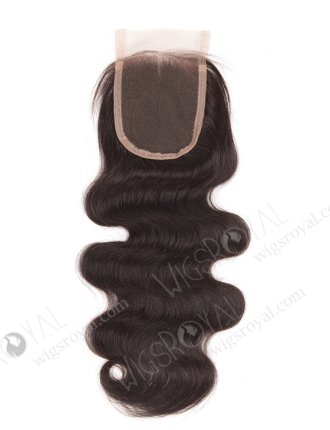 In Stock Indian Remy Hair 16" Body Wave Natural Color Top Closure STC-70