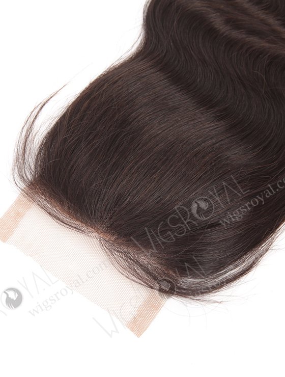 In Stock Indian Remy Hair 16" Body Wave Natural Color Top Closure STC-70-7310