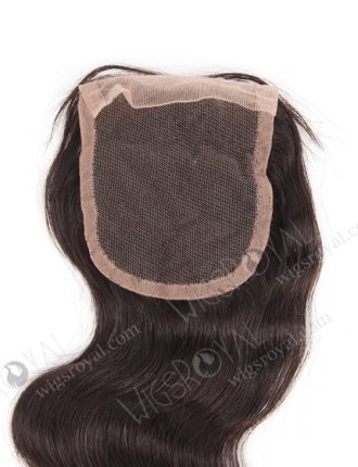 In Stock Indian Remy Hair 12" Body Wave Natural Color Top Closure STC-236