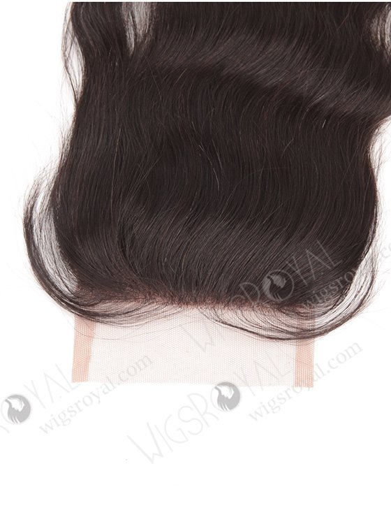 In Stock Indian Remy Hair 16" Natural Wave Natural Color Top Closure STC-03-7208