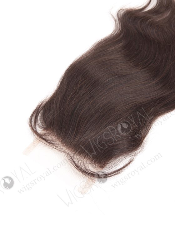 In Stock Indian Remy Hair 10" Natural Straight Natural Color Top Closure STC-109-7606