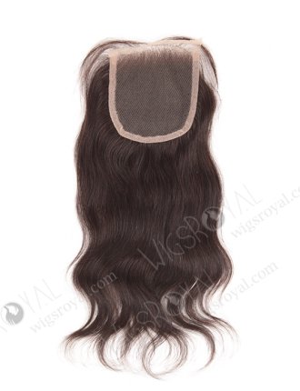 In Stock Indian Remy Hair 10" Natural Straight Natural Color Top Closure STC-109