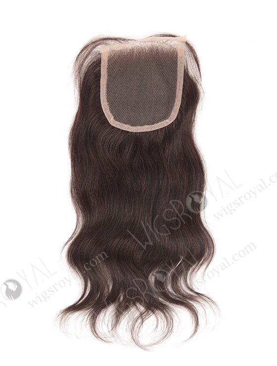 In Stock Indian Remy Hair 10" Natural Straight Natural Color Top Closure STC-109-7609