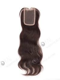 In Stock Indian Remy Hair 16" Natural Straight Natural Color Top Closure STC-63