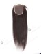 In Stock Indian Remy Hair 14" Yaki Straight Natural Color Top Closure STC-308