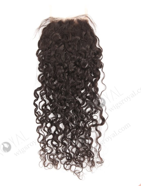In Stock Indian Remy Hair 20" Tight Curl Natural Color Top Closure STC-396-7599