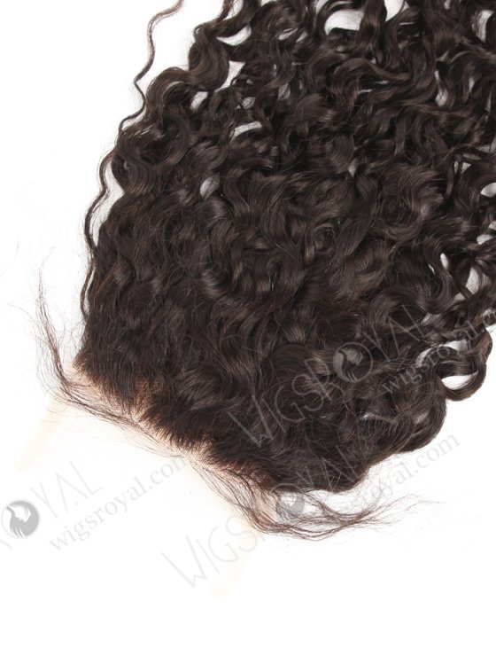 In Stock Indian Remy Hair 20" Tight Curl Natural Color Top Closure STC-396-7600