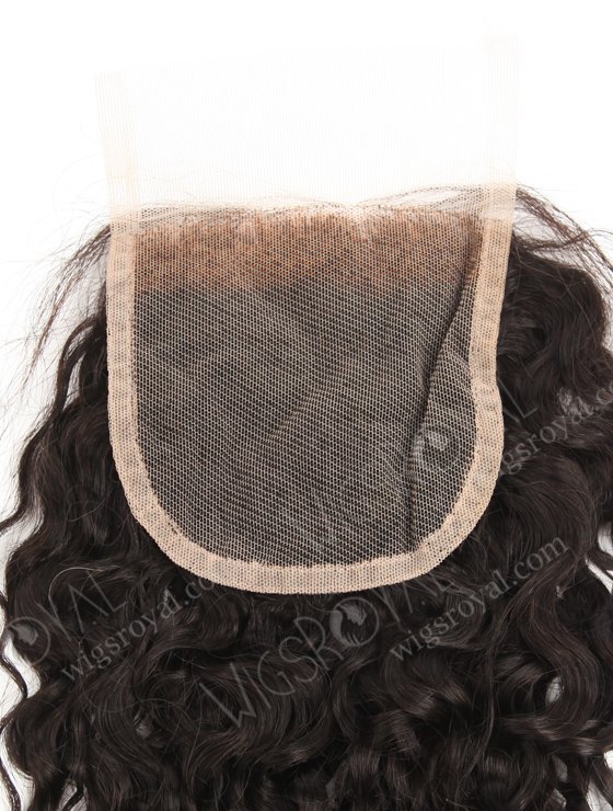 In Stock Indian Remy Hair 20" Tight Curl Natural Color Top Closure STC-396-7602