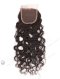 In Stock Indian Remy Hair 16" Natural Curly Natural Color Top Closure STC-277