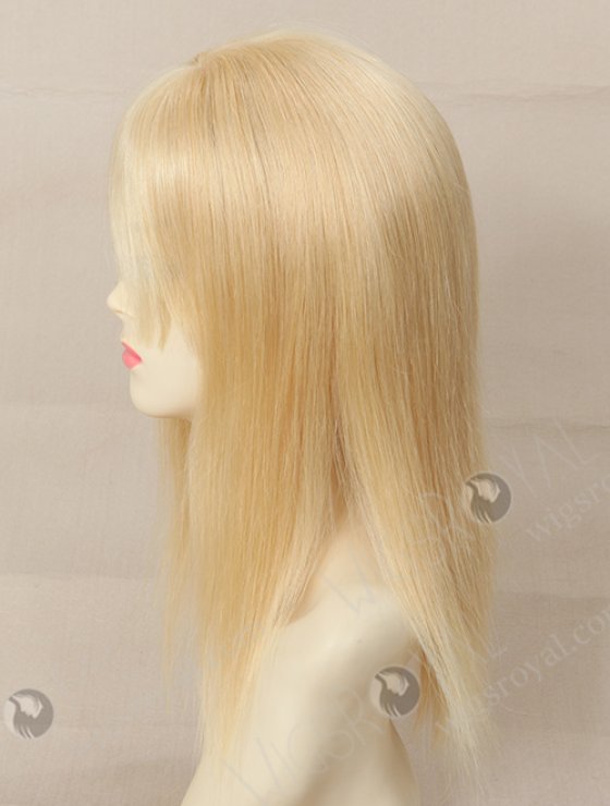 Blond Human Hair Wig with Bangs WR-GL-028-7799