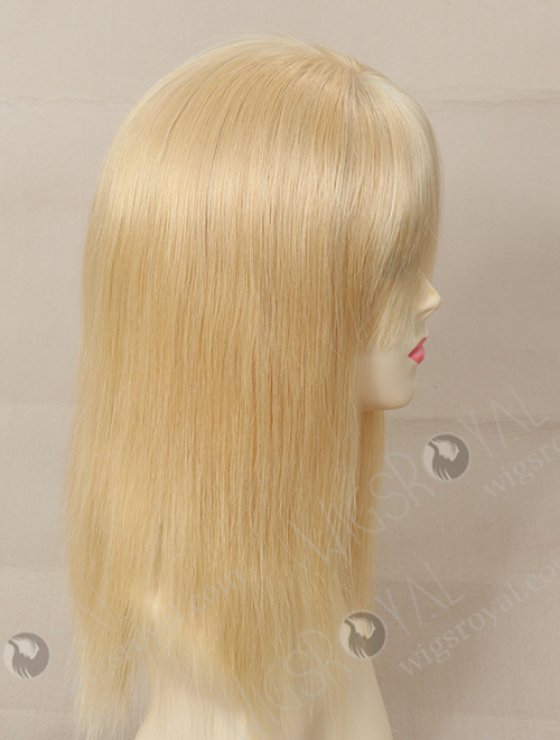 Blond Human Hair Wig with Bangs WR-GL-028-7800