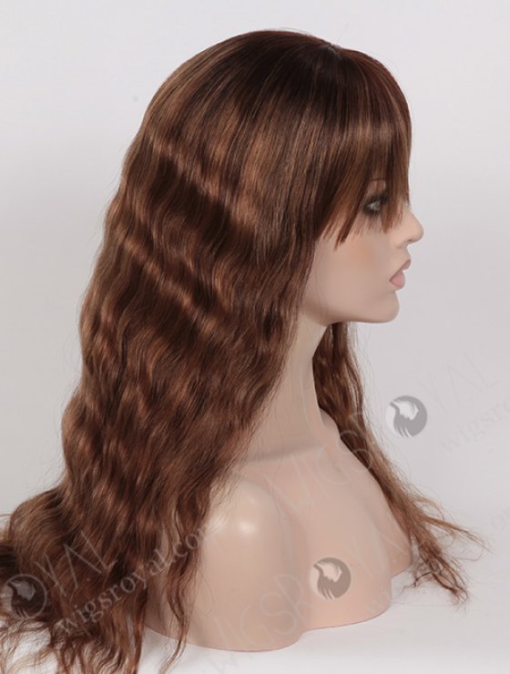 20 Inches Natural Wave Wig with Bangs WR-GL-037-7895