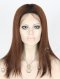Silk Top Full Hand-tied Silicone Gripper Swiss Lace Medical Wig Brown PU Wig For Women Alopecia WR-GR-007