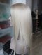 White Color Virgin Hair Hidden Knots Most Realistic Silk Base Full Lace Wigs WR-ST-043