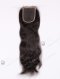 In Stock Indian Remy Hair 16" Natural Straight #1B Color Top Closure STC-64