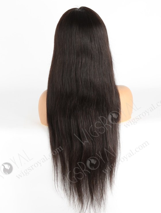 In Stock Indian Remy Hair 24" Straight Natural Color Full Lace Wig FLW-01695-7794