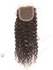 In Stock Indian Remy Hair 14" Kinky Curl Natural Color Top Closure STC-357