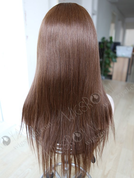 Chestnut Brown Hair Color Glueless Silk Top Wig WR-GL-031-7820