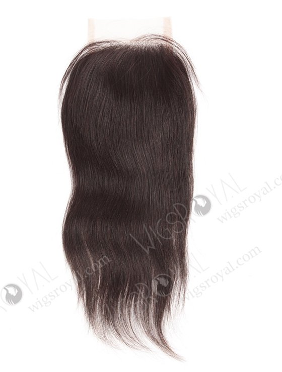 In Stock Indian Remy Hair 10" Straight Natural Color Top Closure STC-219-8062