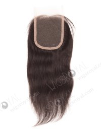 In Stock Indian Remy Hair 10" Straight Natural Color Top Closure STC-219