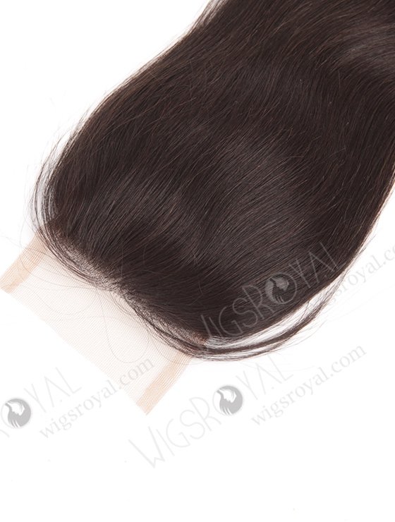 In Stock Indian Remy Hair 10" Straight Natural Color Top Closure STC-219-8065