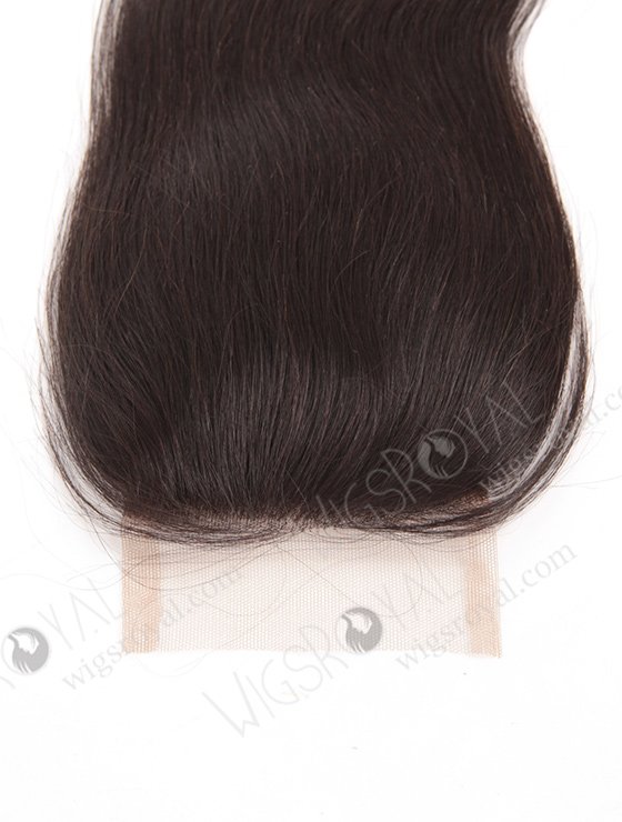 In Stock Indian Remy Hair 10" Straight Natural Color Top Closure STC-219-8066