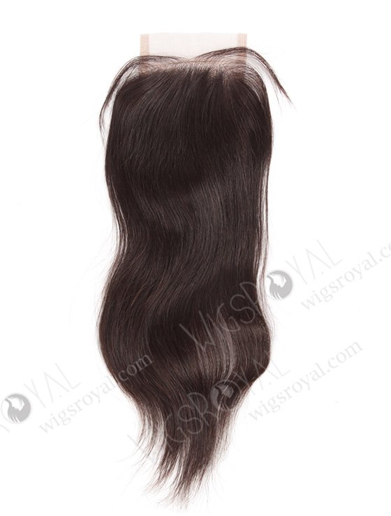 In Stock Chinese Virgin Hair 10" Natural Straight Natural Color Top Closure STC-292-8080