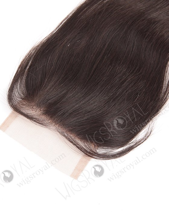 In Stock Chinese Virgin Hair 10" Natural Straight Natural Color Top Closure STC-292-8078