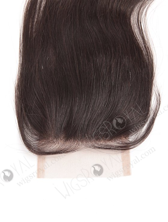 In Stock Chinese Virgin Hair 10" Natural Straight Natural Color Top Closure STC-292-8079