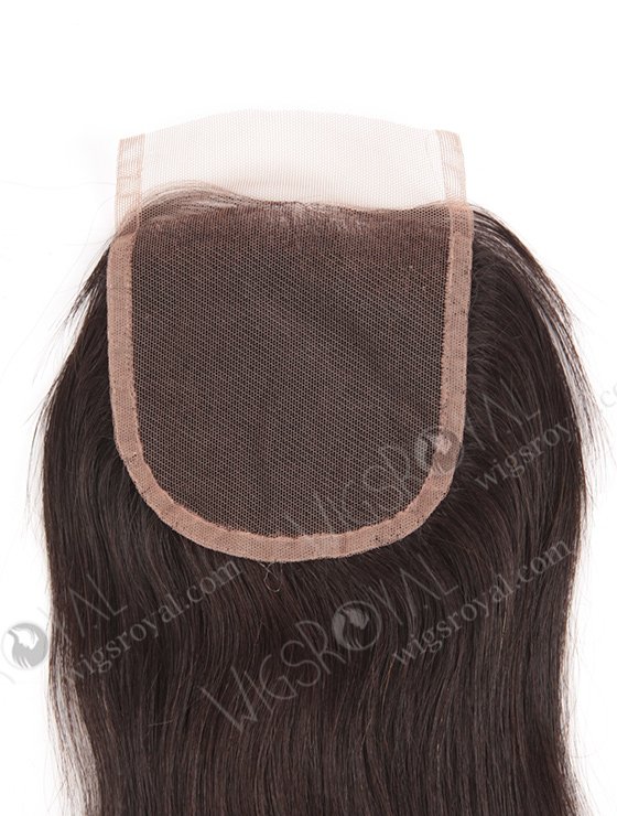 In Stock Chinese Virgin Hair 14" Natural Straight Natural Color Top Closure STC-294-8093