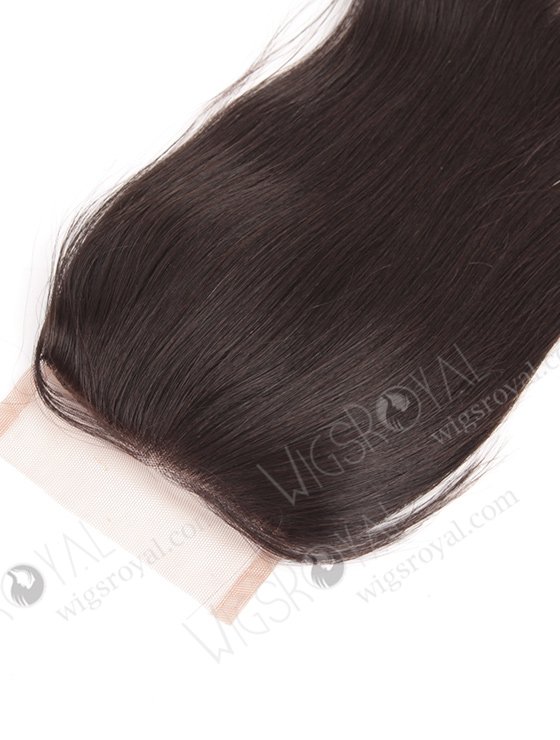 In Stock Chinese Virgin Hair 14" Natural Straight Natural Color Top Closure STC-294-8092