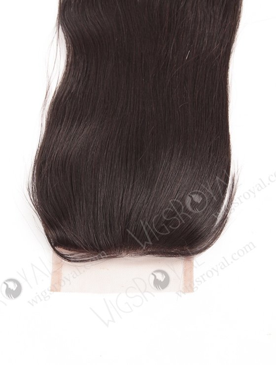 In Stock Chinese Virgin Hair 14" Natural Straight Natural Color Top Closure STC-294-8094