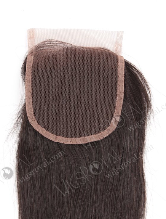 In Stock Chinese Virgin Hair 16" Natural Straight Natural Color Top Closure STC-295-8099