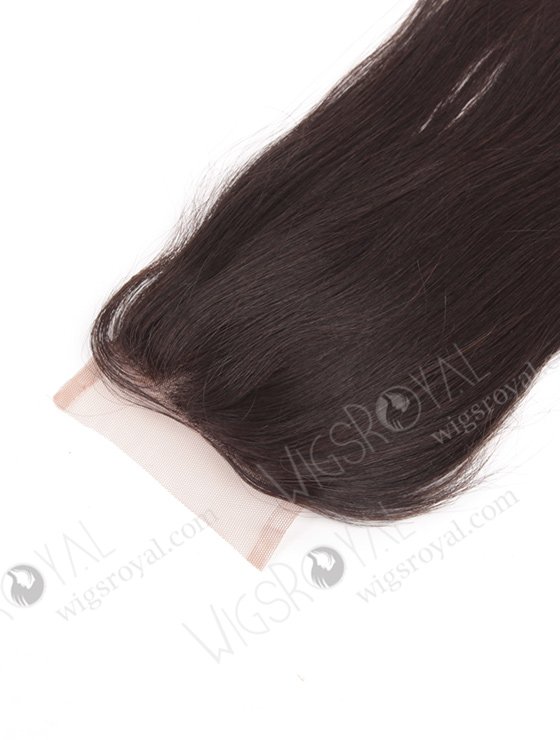 In Stock Chinese Virgin Hair 16" Natural Straight Natural Color Top Closure STC-295-8100